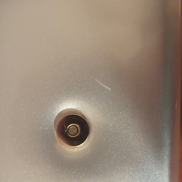 Labair Shiny Silver Envelope Clutch Purse - Picture 12 of 12